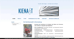 Desktop Screenshot of kanzlei-kienast.at